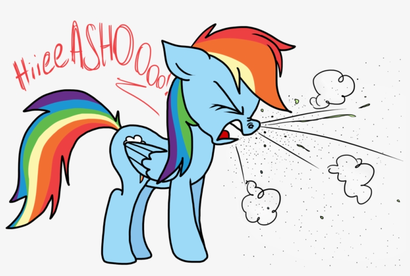 Rainbow Dash Explosion Sneeze By Psfforum, transparent png #6826591
