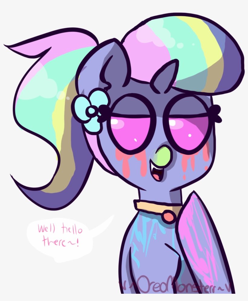 Oreomonsterr, Demon Pony, Fangs, Lidded Eyes, Oc, Oc, transparent png #6827127