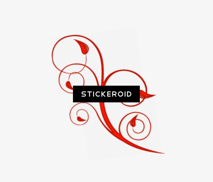 Flowers Swirls, transparent png #6828062