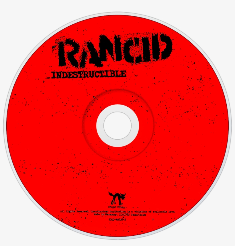 Rancid Indestructible Cd Disc Image, transparent png #6828870