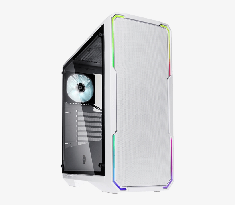 Enso Mesh Tempered Glass, No Psu, E-atx, White, Mid, transparent png #6831431