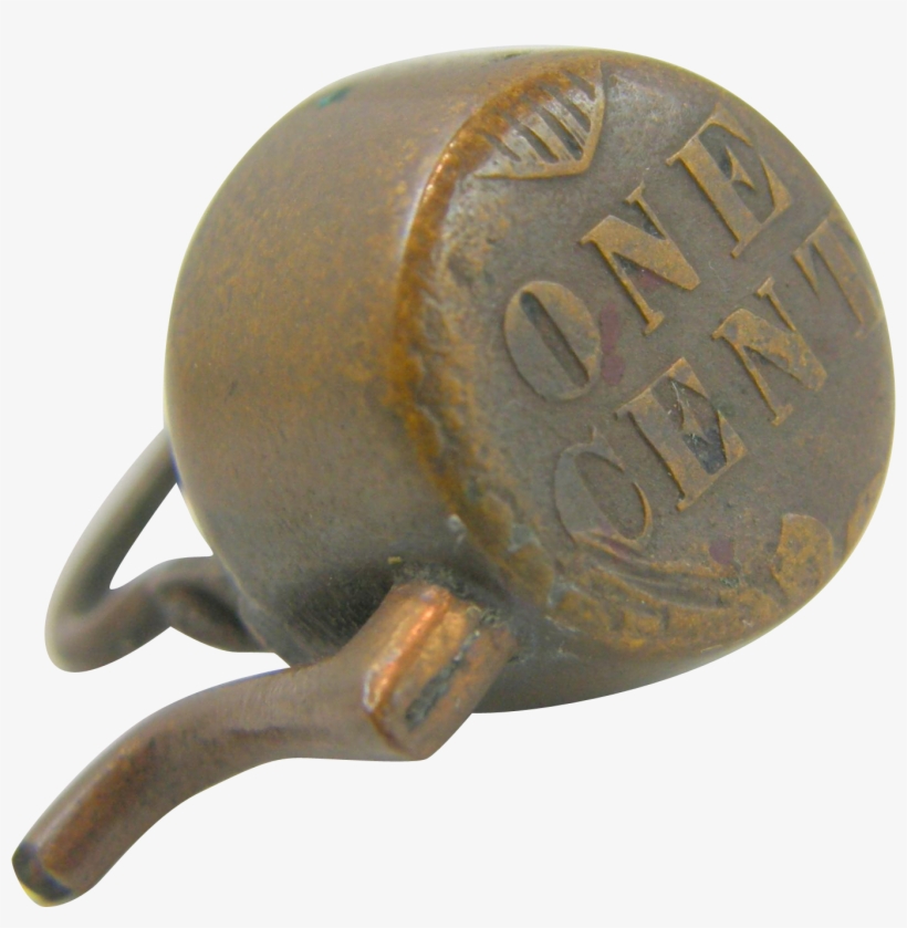 Copper Penny Kettle Tramp Art, transparent png #6831681