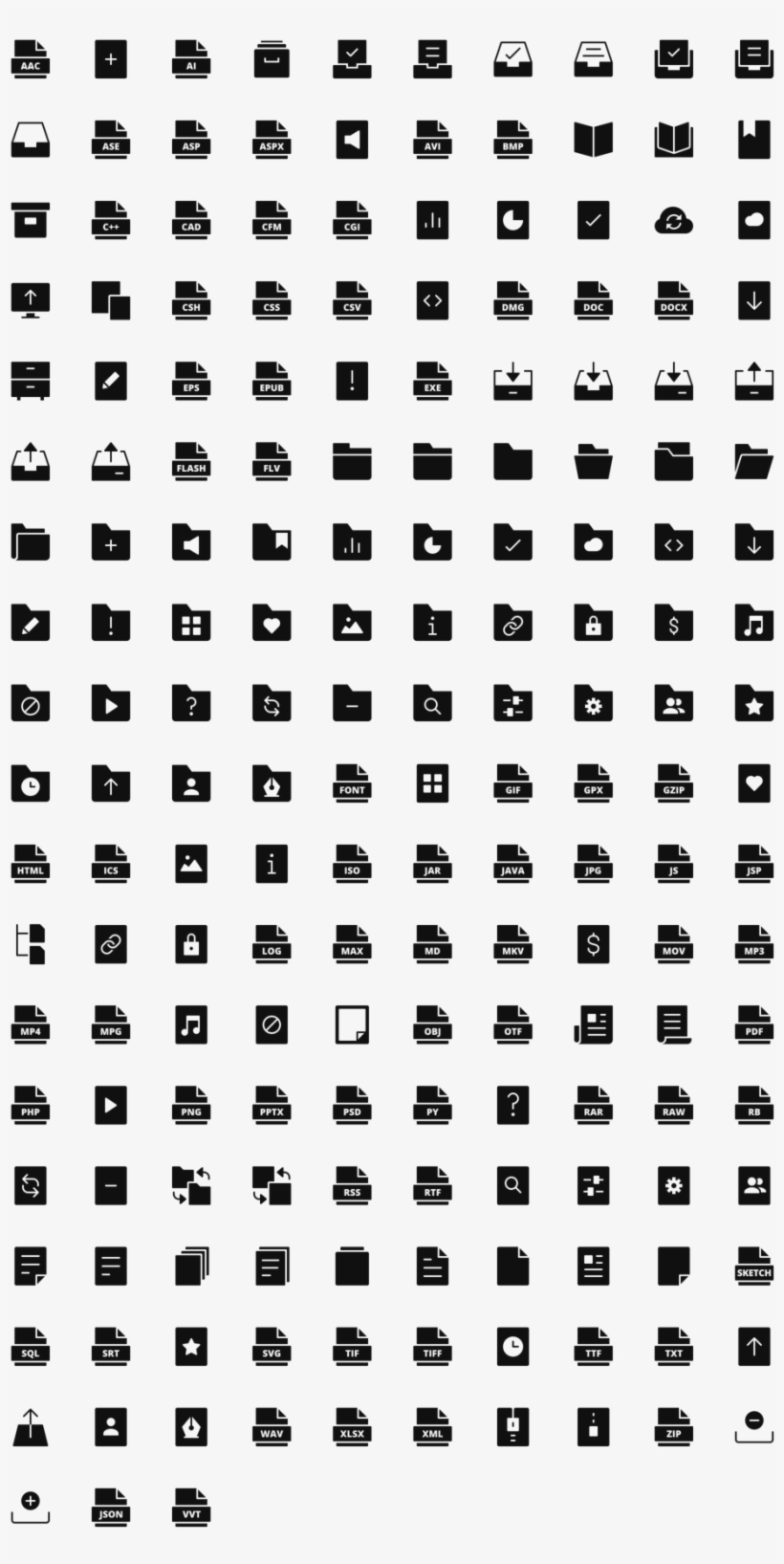 Files And Folder Icons, transparent png #6832969