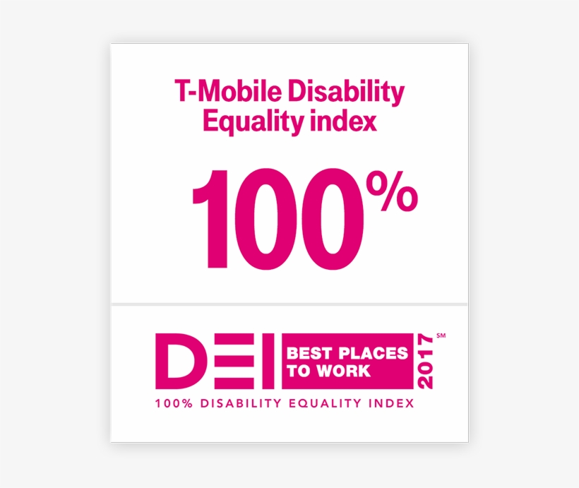 T-mobile Disability Equality Index Score, transparent png #6834137