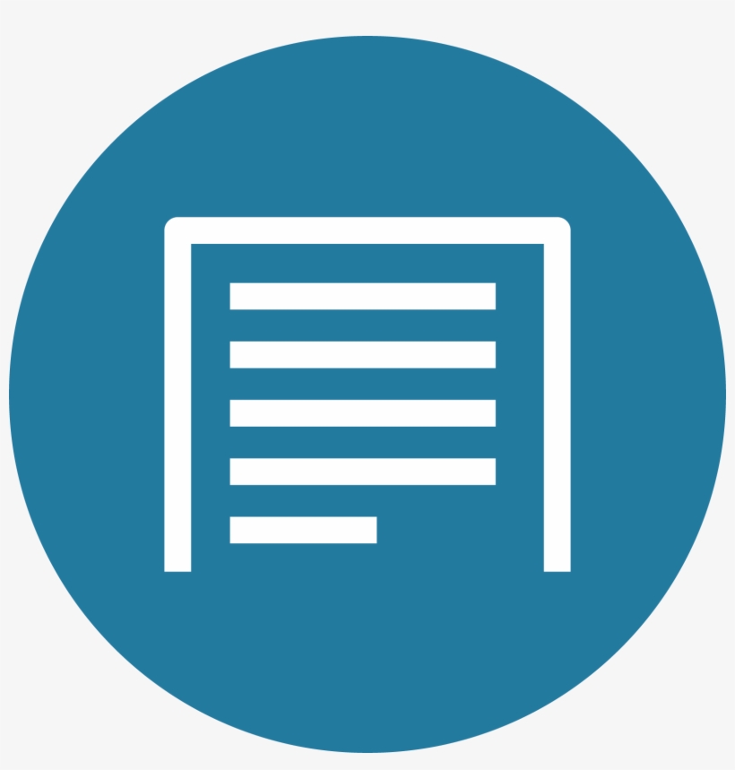 Icon Shows A Paper With Several Lines On It, transparent png #6835000