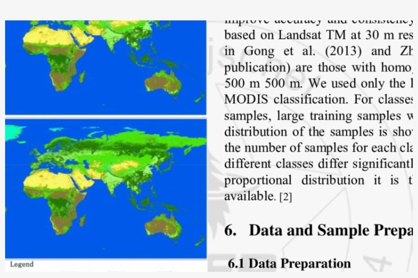 Global Mapping Results For 2001 And 2010 (bottom), transparent png #6835746