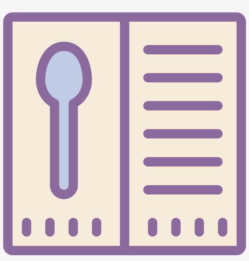 Restaurant Menu Icon, transparent png #6836645