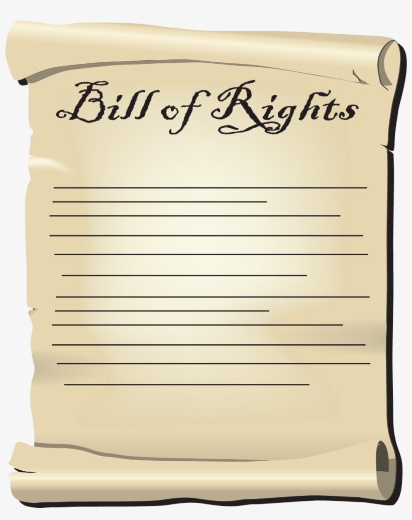 Bill Of Rights Scroll, transparent png #6838944