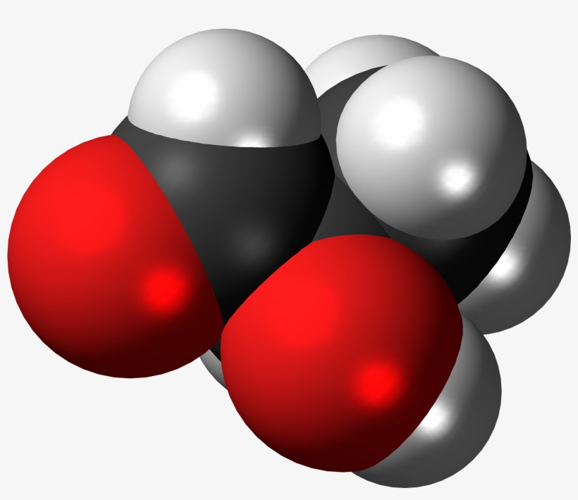 D-lactaldehyde Molecule Spacefill, transparent png #6839987