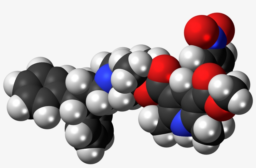 Lercanidipine Molecule Spacefill, transparent png #6840121