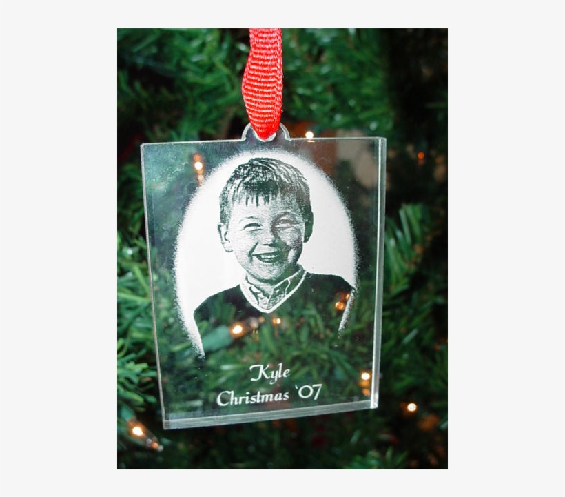 Personalized Wedding Photo Christmas Ornament Enchanted, transparent png #6840555