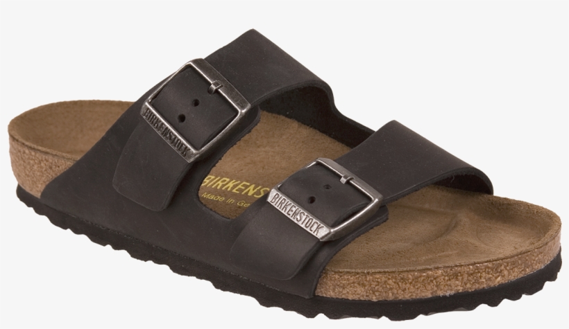 Birkenstock Arizona Black Oiled Leather, transparent png #6843033