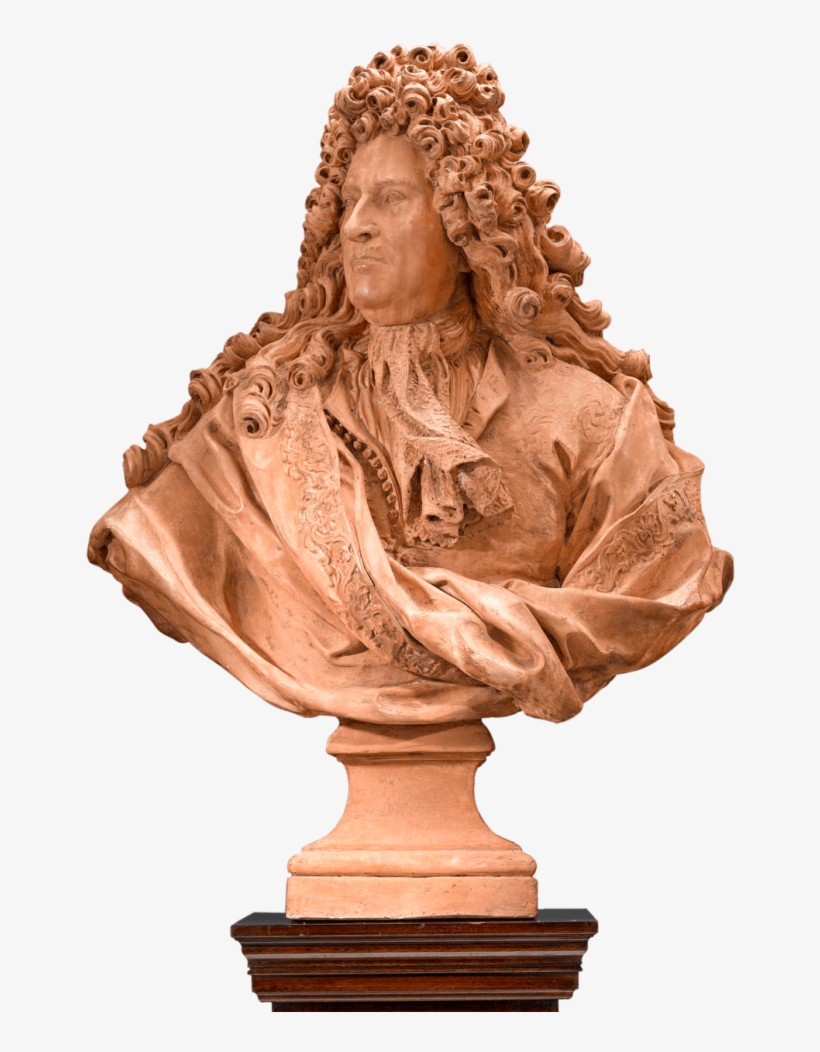 This Monumental French Terracotta Portrait Bust Is, transparent png #6843185