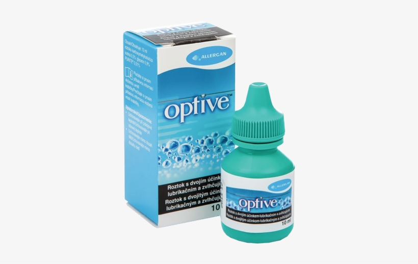 Allergan Optive Eye Drops, 10ml, transparent png #6845938