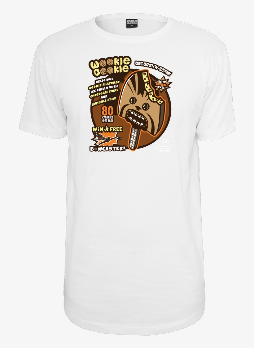 Olipopart Wookie Cookie T-shirt Urban Classics Long, transparent png #6847204