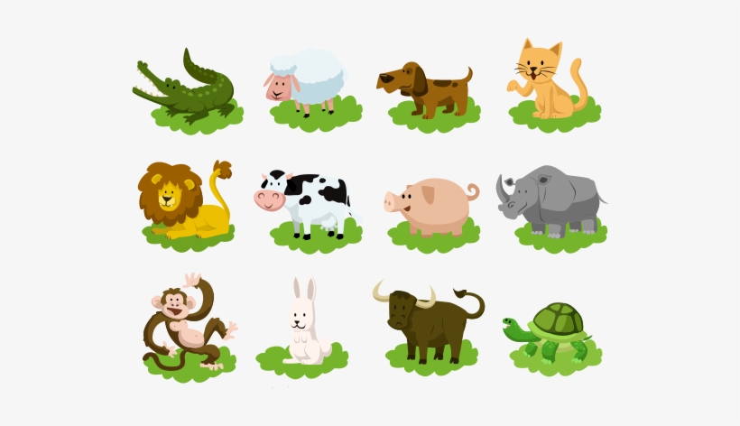 Funny Animals Set Vector And Transparent Png The Tweet, transparent png #6849693