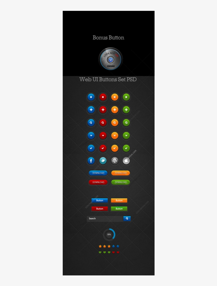 Futuristic Ui Buttons Png, transparent png #6851214