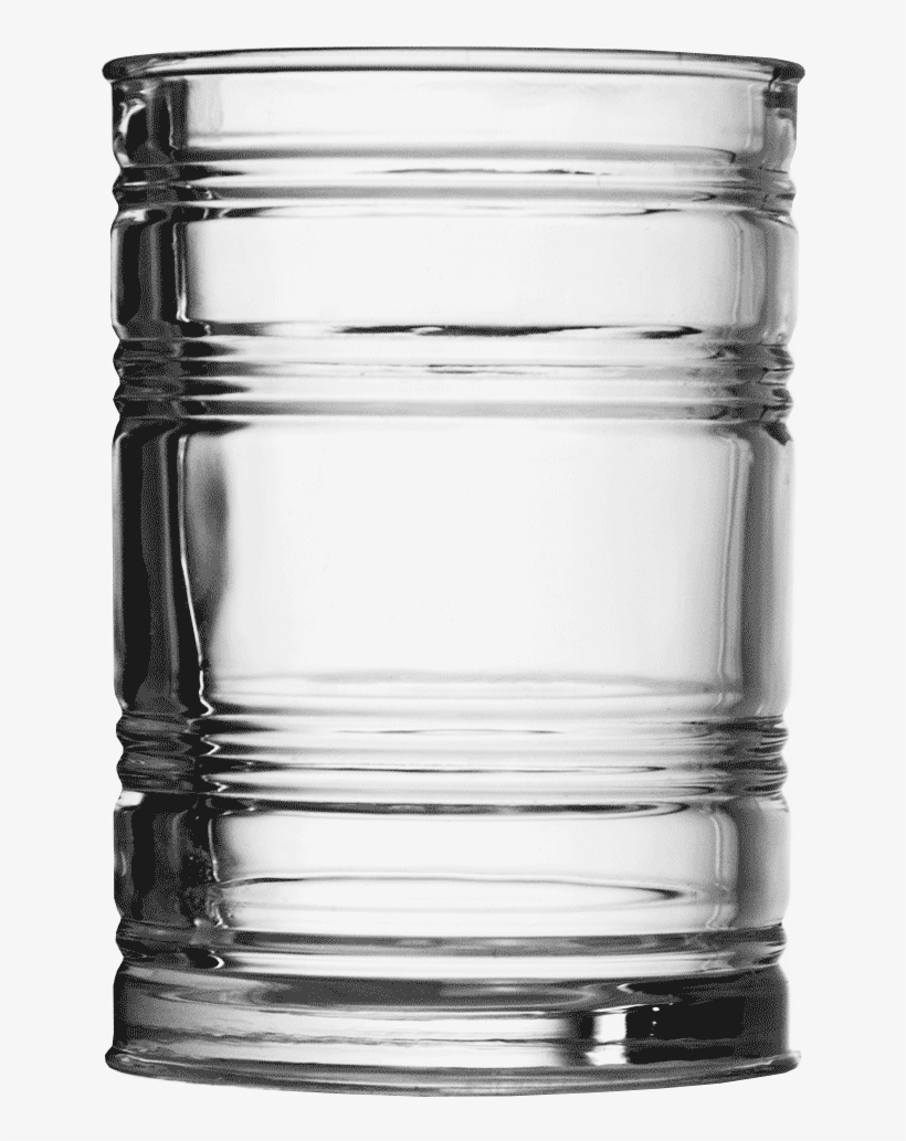 Glass Tin Can Tumbler, transparent png #6851218