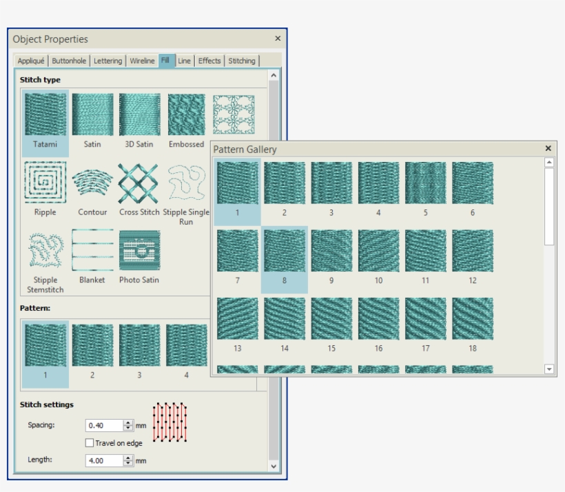 The Object Properties > Fill Tab Opens, transparent png #6851793
