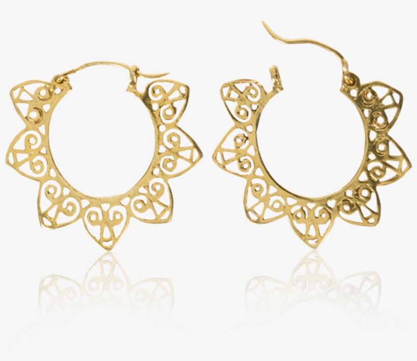 Dionne Gold Hoop Earrings, transparent png #6852695