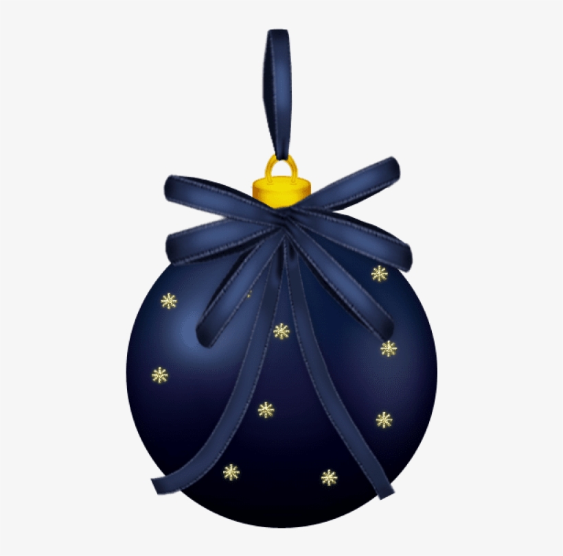 Free Png Dark Blue Christmas Ballpicture Png Images, transparent png #6852877