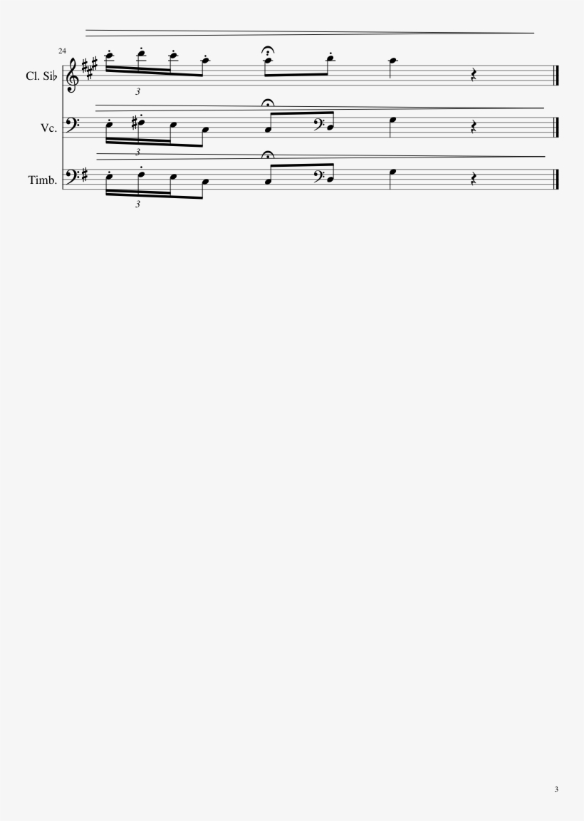 Lg-53683490 Sheet Music 3 Of 3 Pages, transparent png #6853727