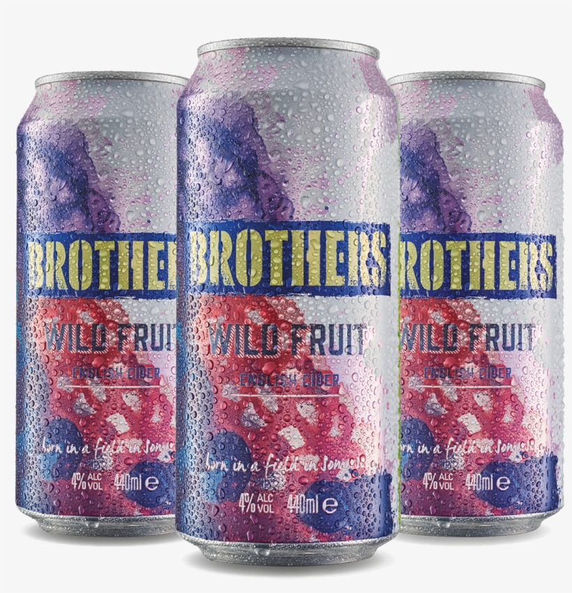 Brothers Wild Fruit Cider 440ml Cans V=1542378213, transparent png #6854755