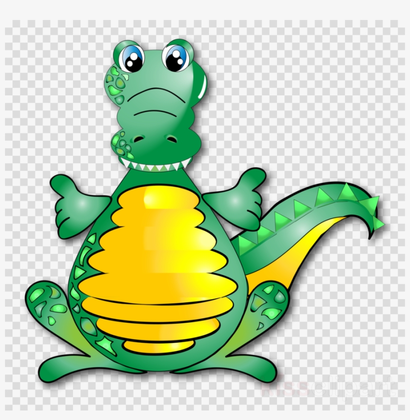 Buaya Animasi Lucu Clipart Crocodile Alligators Clip, transparent png #6854985