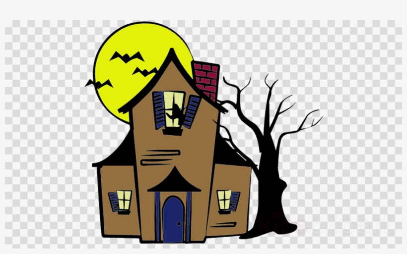Scary House Drawing Clipart Drawing Creepy House Haunted, transparent png #6855491