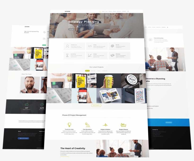 Multi-purpose Joomla Template, transparent png #6858363