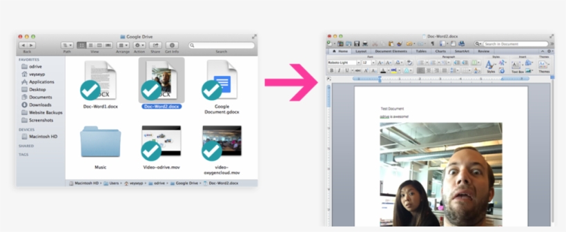 Double-clicking A Word Document Opens It Directly In, transparent png #6859476