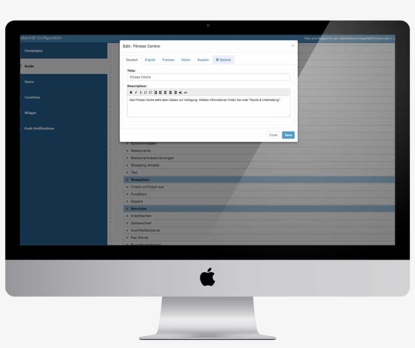 Bhmms Hotel Guide Konfiguration, transparent png #6861596