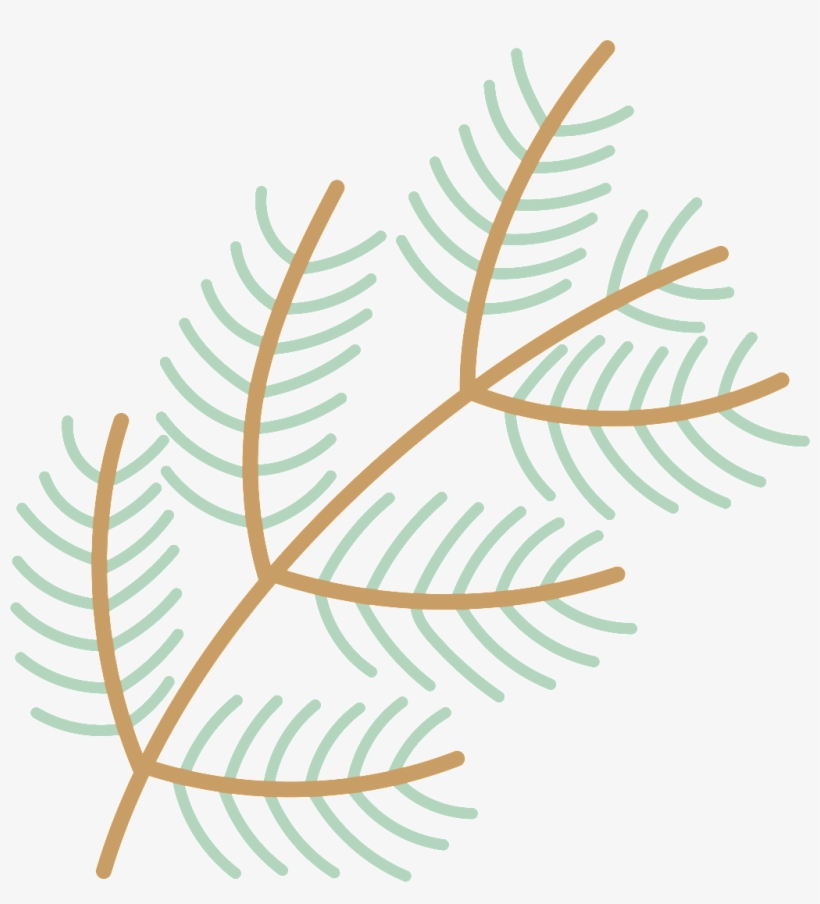 Green Leaves Christmas Cartoon Transparent, transparent png #6862023