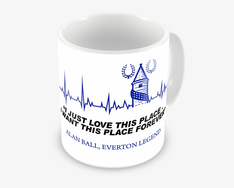 Alan Ball Famous Everton Quote Coffee Mug, transparent png #6862855