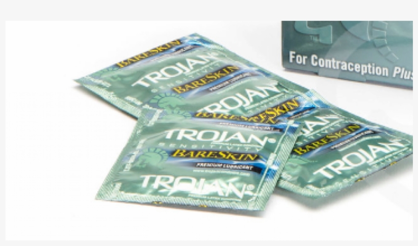 Trojan Sensitivity Bareskin Lubricated Condom, transparent png #6866294
