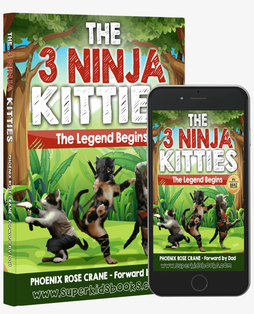 The 3 Ninja Kitties, transparent png #6866298