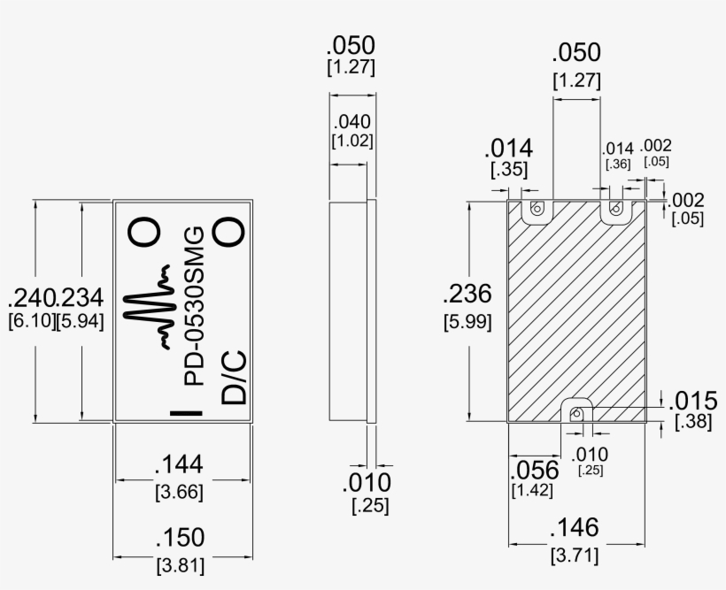 Pd-0530smg Power Divider Package Diagram, transparent png #6867102