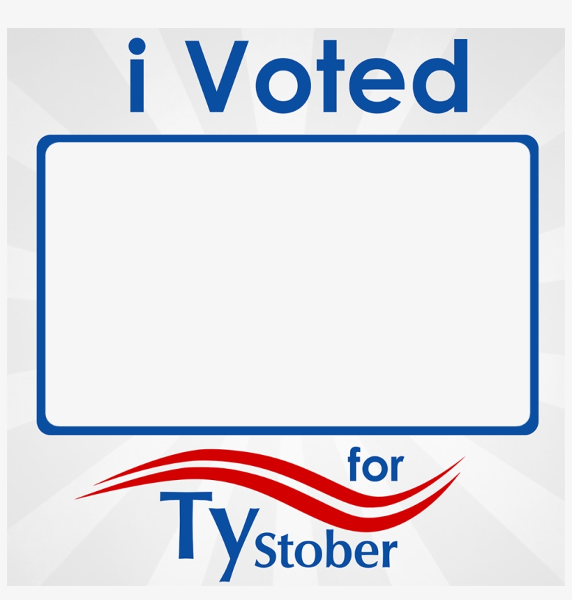 I Voted For Ty Stober Photo Frame, transparent png #6867272