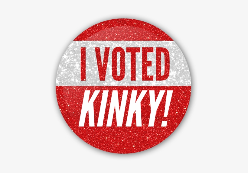 Sparkly, Stylish Stickers For All Who Vote Kinky Http, transparent png #6867477