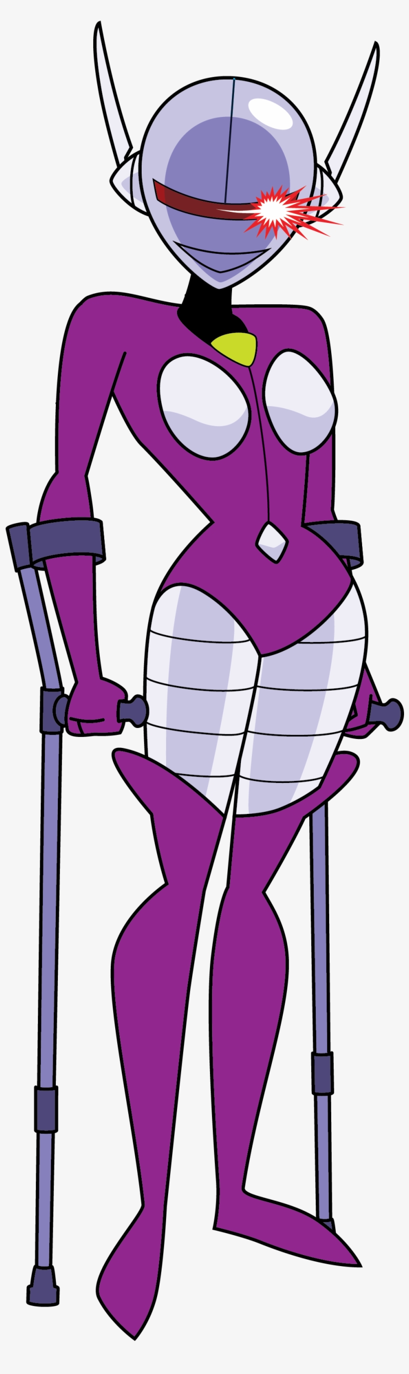 Connie Mark 2 With Crutches, transparent png #6870932