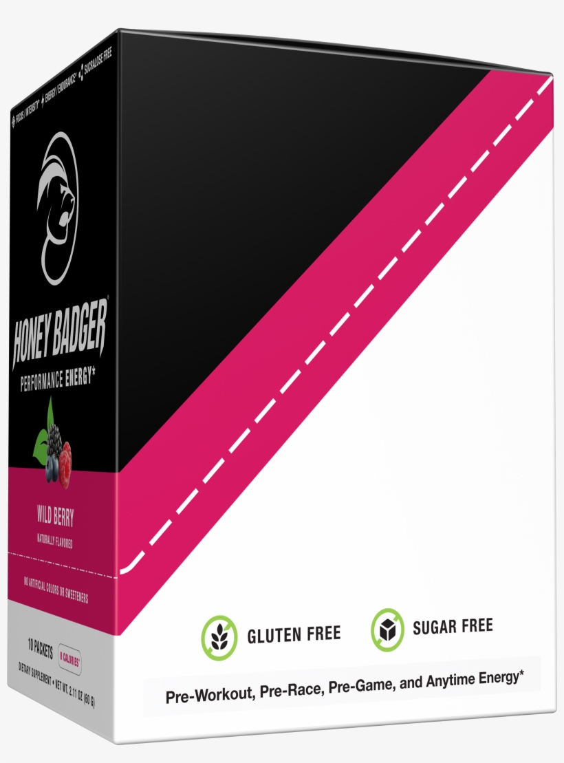 Honey Badger Performance Energy Natural Pre Workout, transparent png #6871450