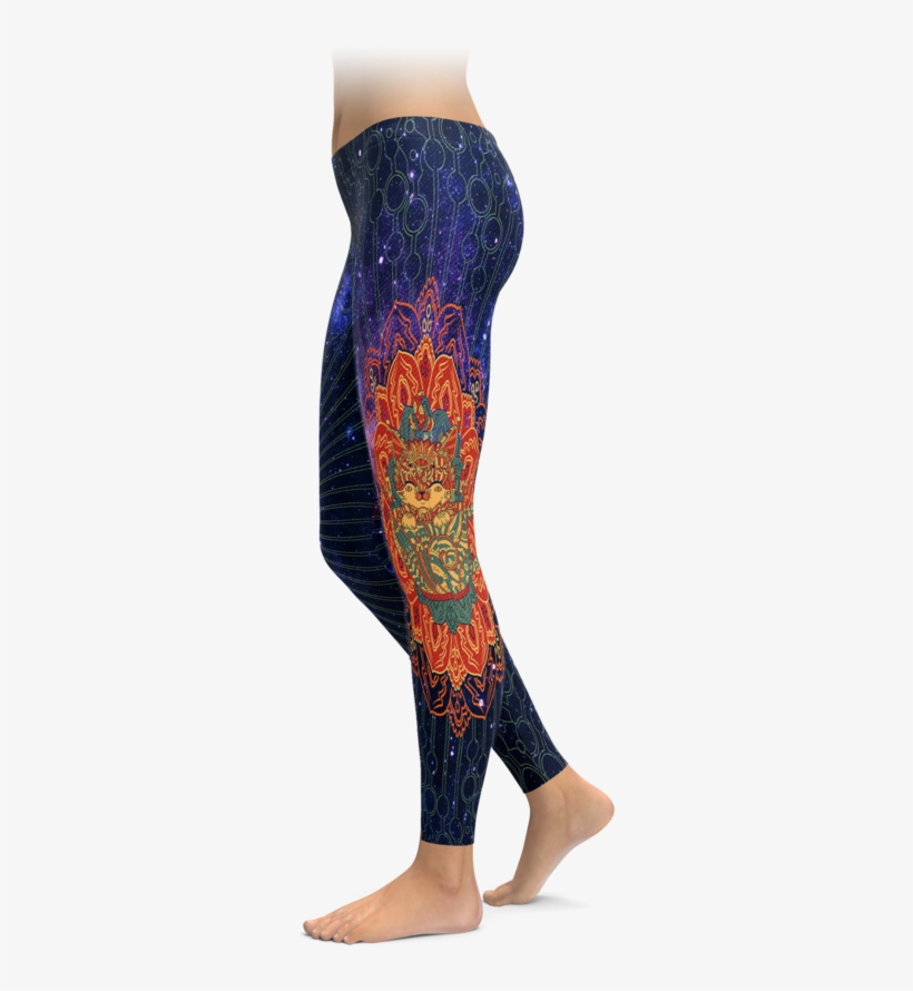 Mandala Happy Cat Leggings, transparent png #6871729