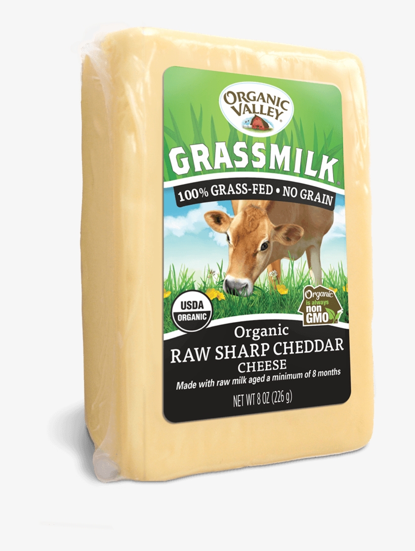 Grassmilk Raw Sharp Cheddar,, transparent png #6874318