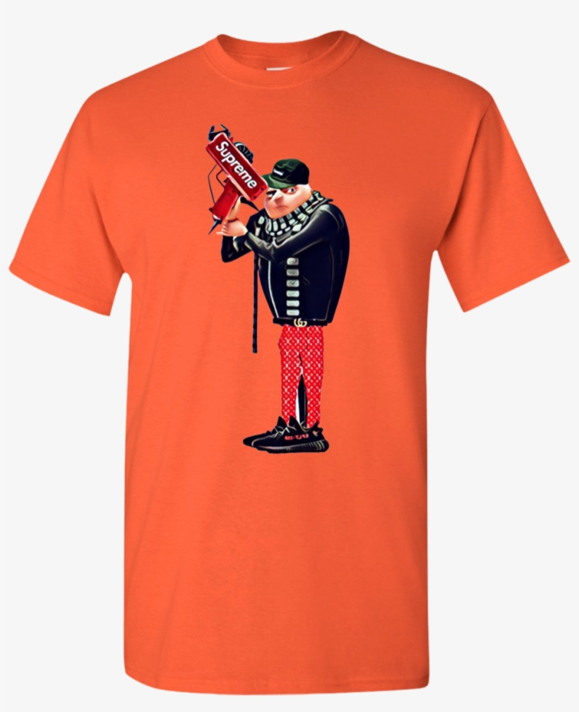 Gru Hypebeast Supreme T-shirt, transparent png #6874393