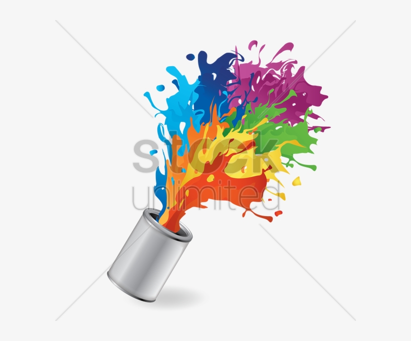Paint Bucket Splash Clipart Paint Clip Art, transparent png #6874884