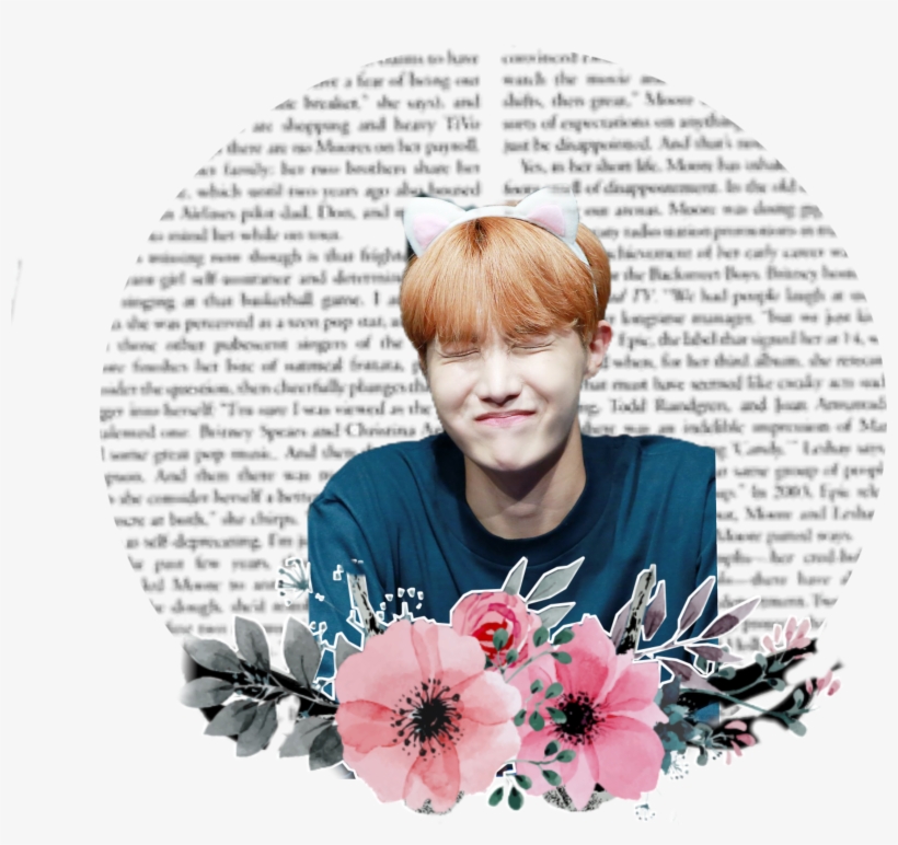 Bts Jhope Edit Cute Flower Bangtanboys Simple Png Flower, transparent png #6877081
