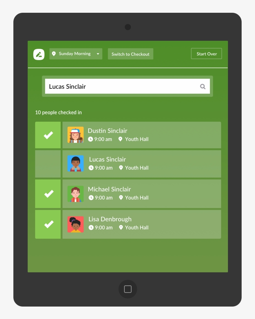 Run Check In “clipboard Style” From A List Of Children, transparent png #6878137