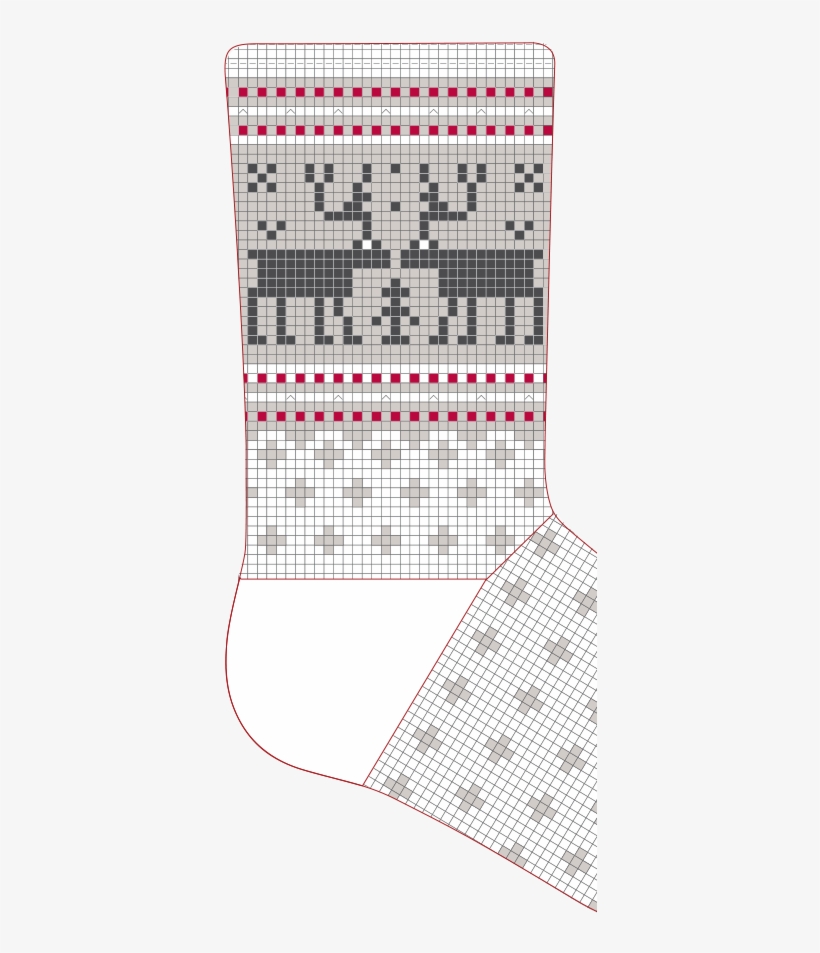 Christmas Stockings Diy Pattern Knitting Kit, transparent png #6878330