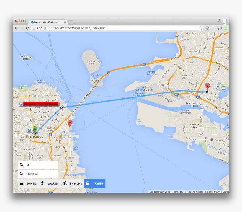 Directions With Travel Mode Selector, transparent png #6878393
