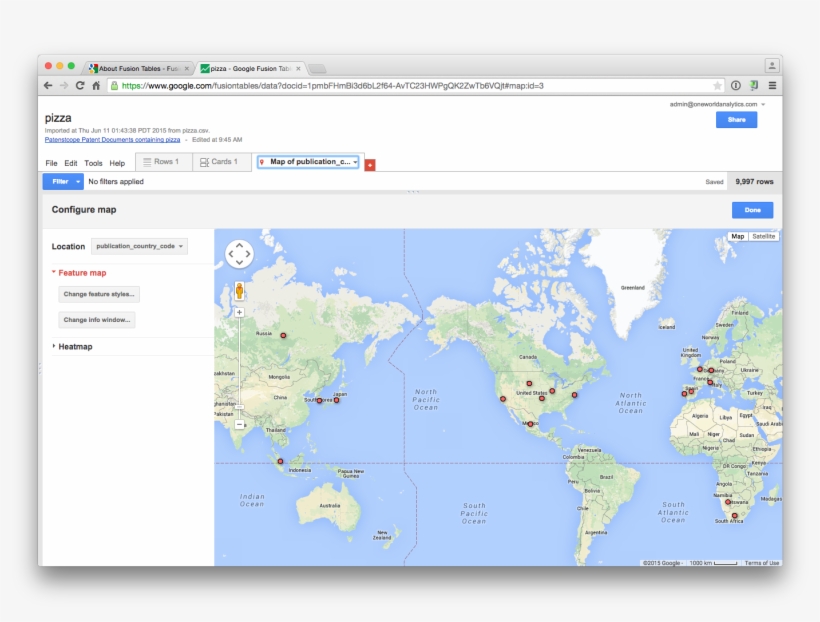 Fusion Tables Also Attempts To Use Geocoded Data To, transparent png #6878579
